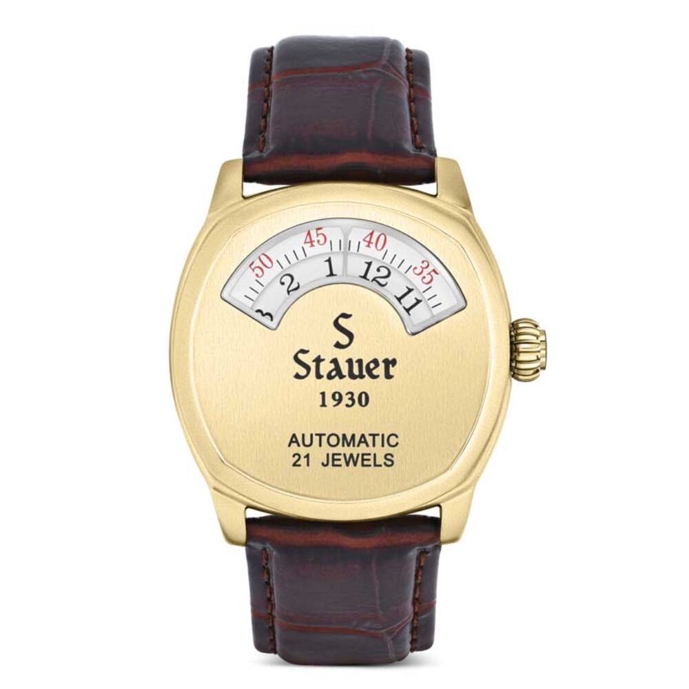 Stauer 1930 Gold-Finished Dashtronic Watch - NEW in Box